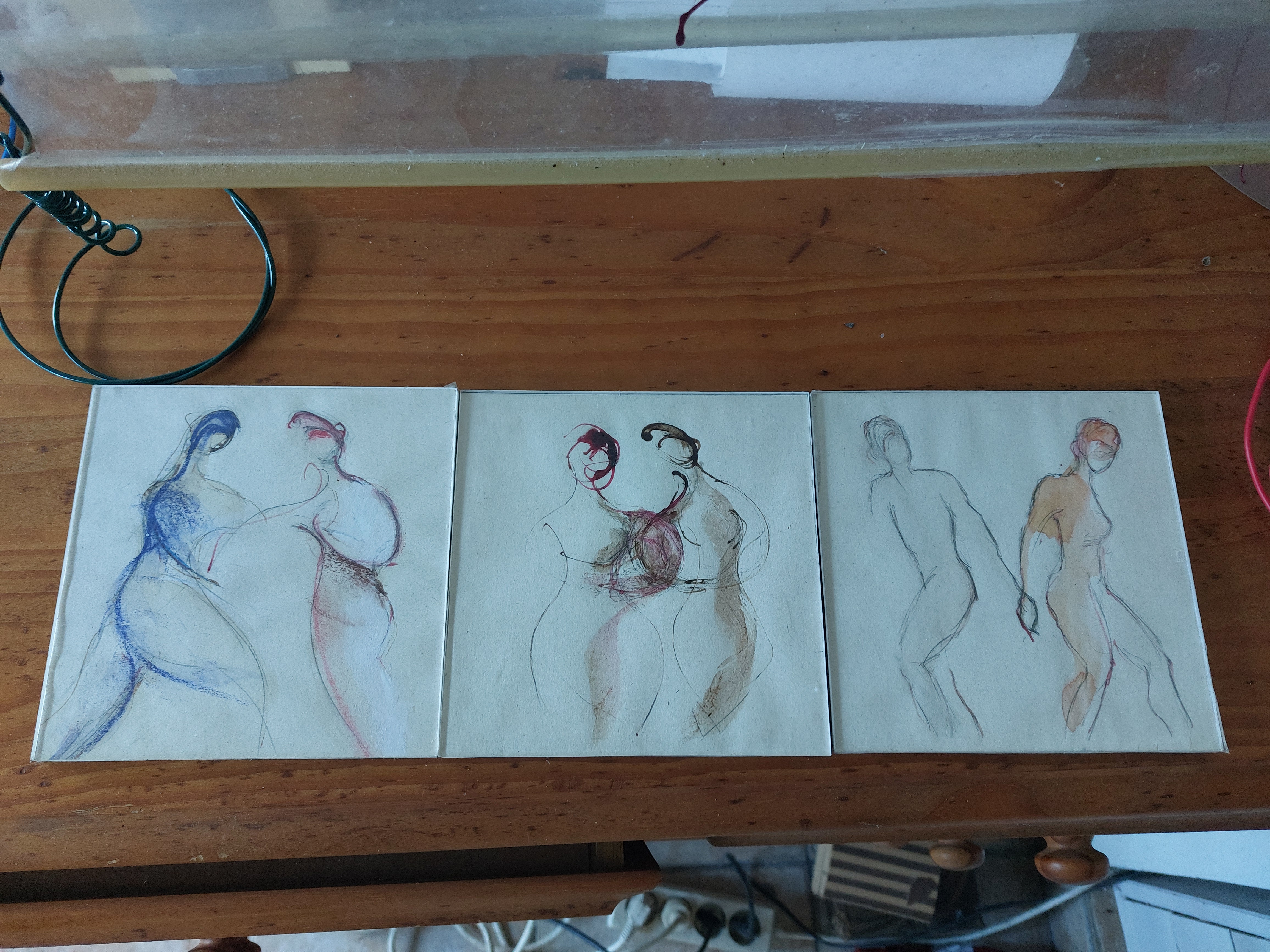 dessins autour du duo