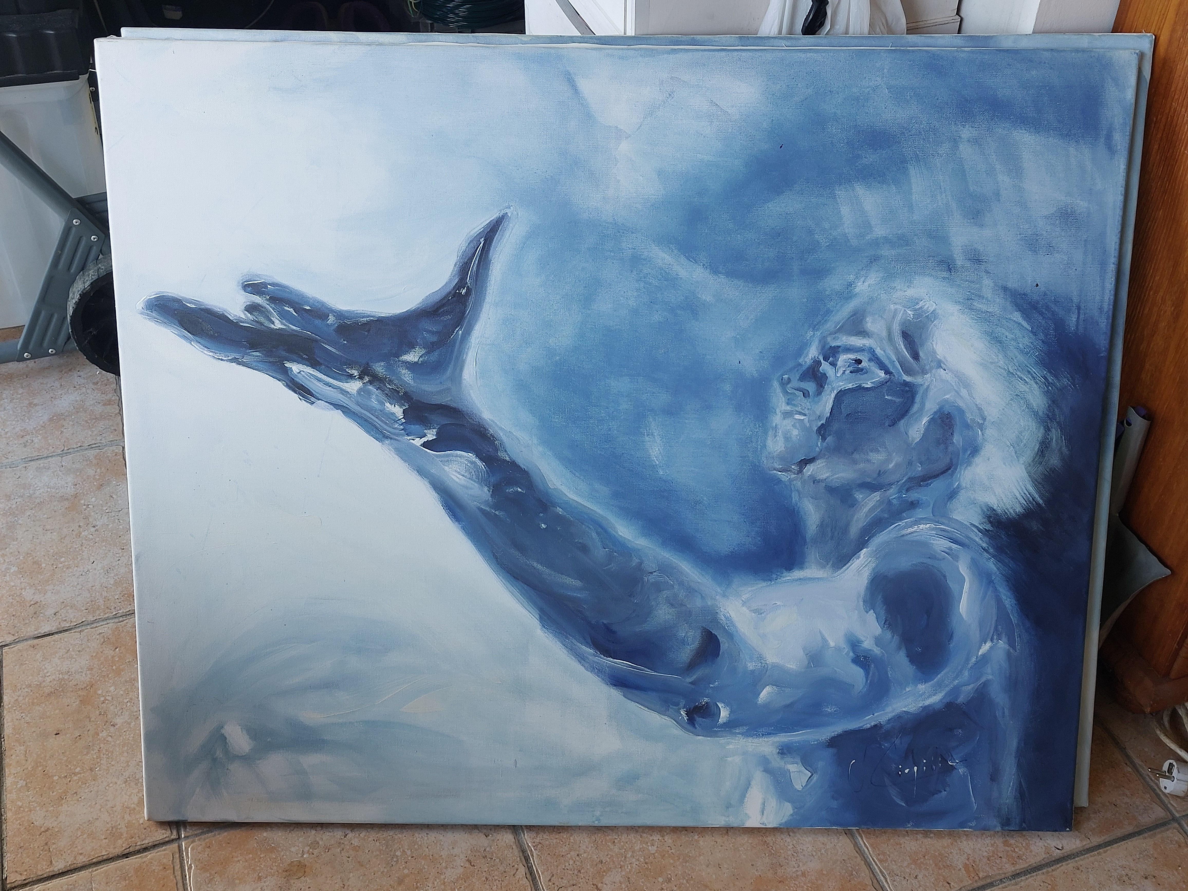 Travail autour de la vague, de la mer et du feu