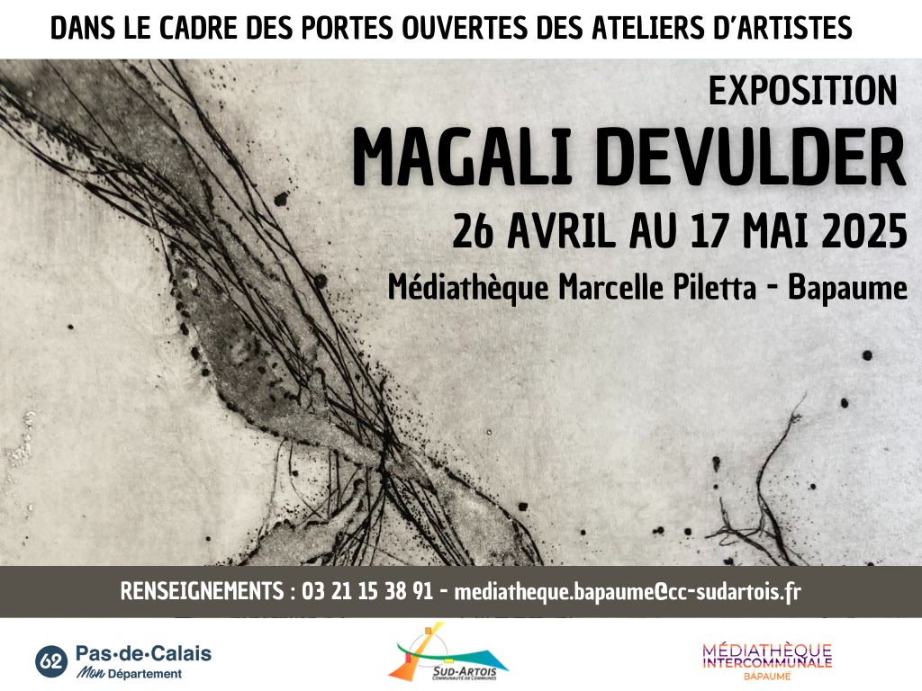 Affiche de l'exposition de Magali Devulder