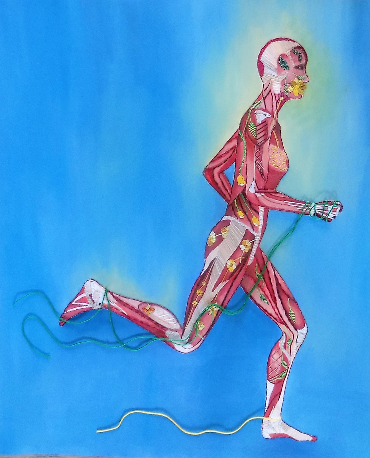 Corps en pleine course