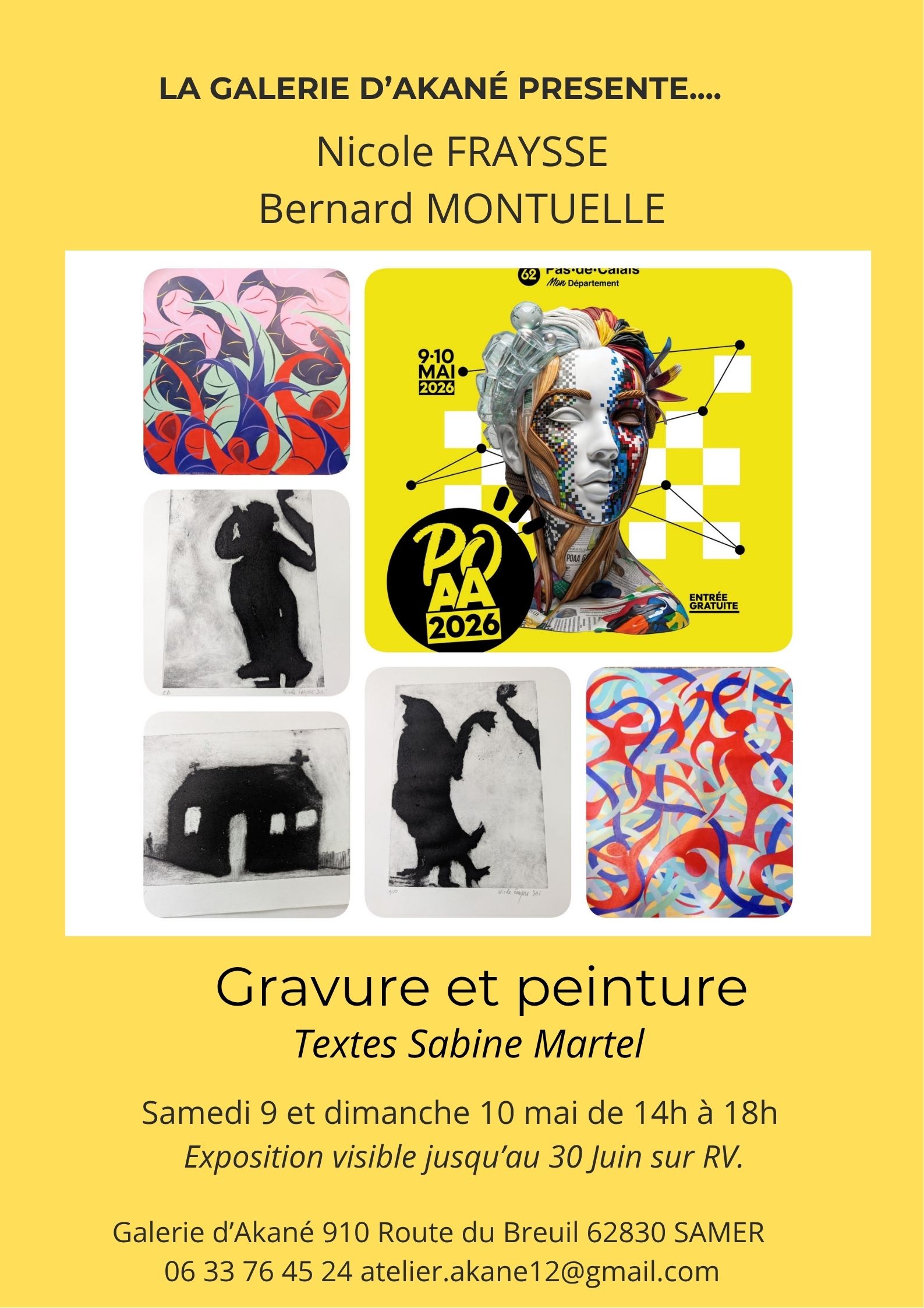 expositionBernard Montuelle et Nicole Fraysse