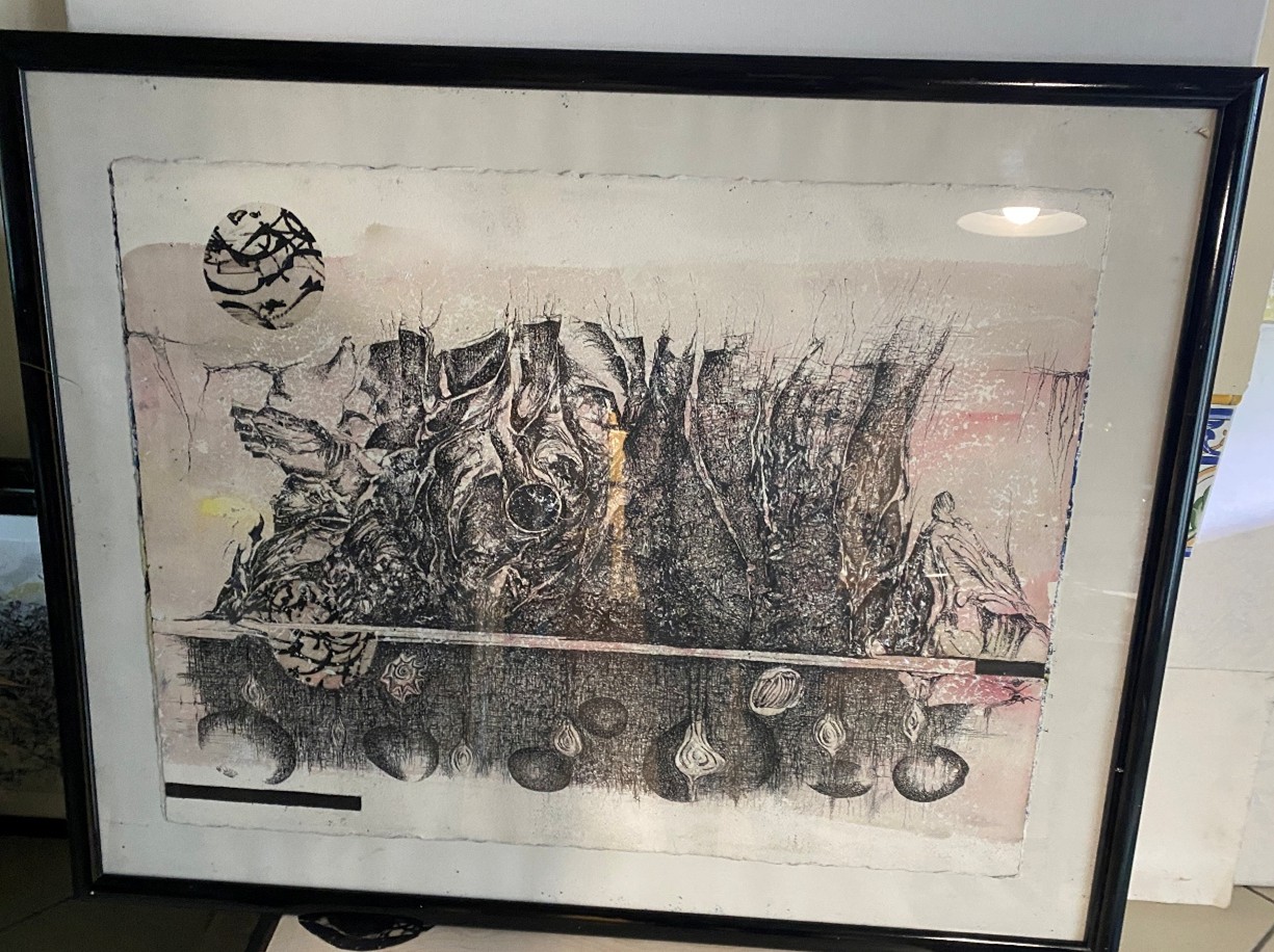 Cap Gris Nez, dessin, 50x75 cm