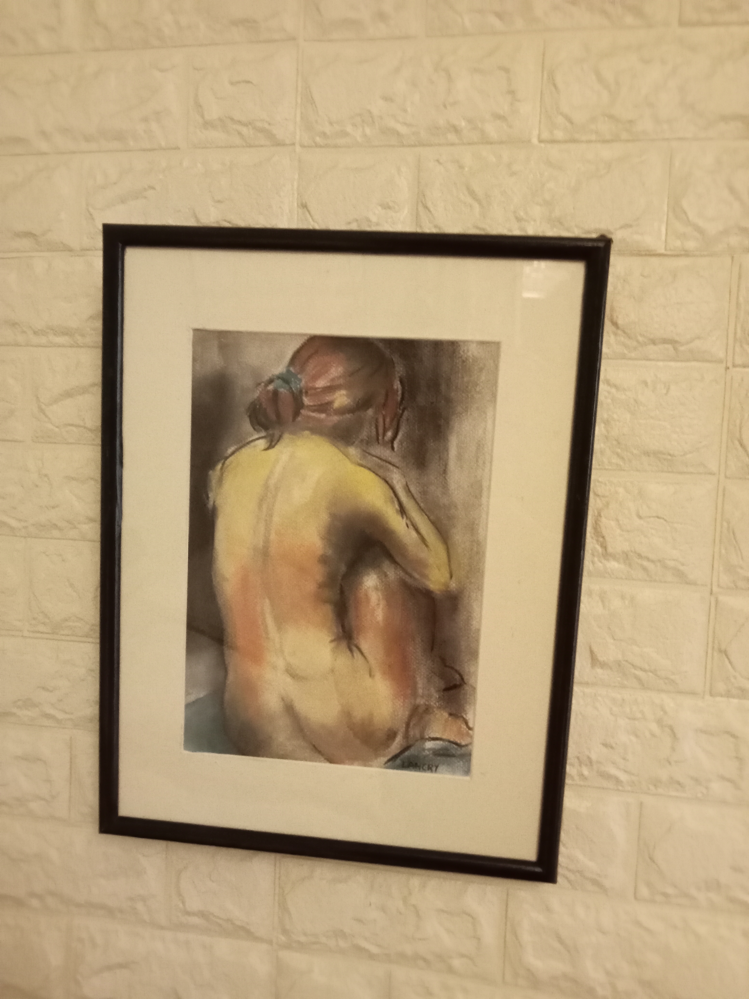 Nu au pastel- Christophe