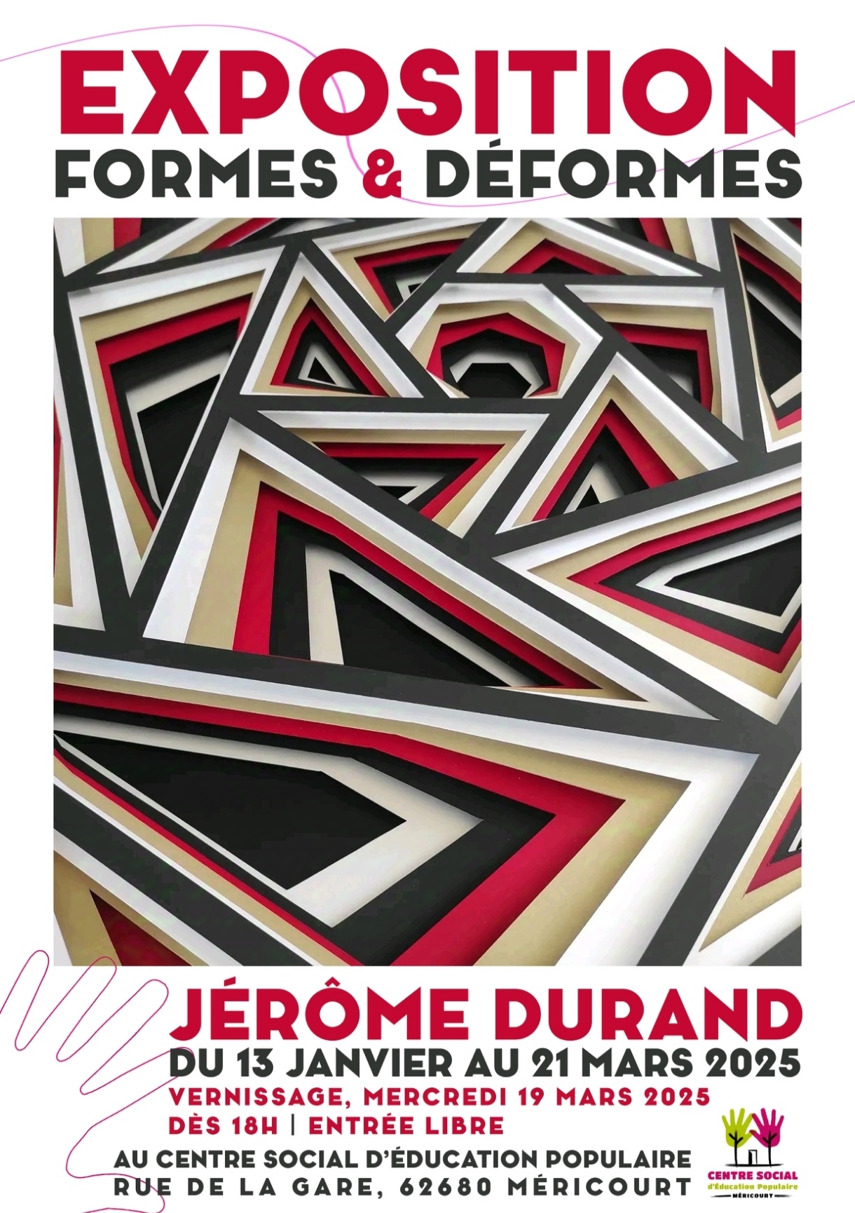 affiche exposition Jérôme DURAND