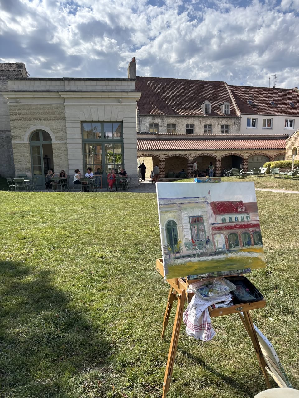 Peintre dans la rue 1