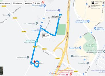 Plan d'accès.