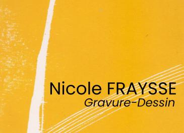 affiche exposition Nicole Fraysse