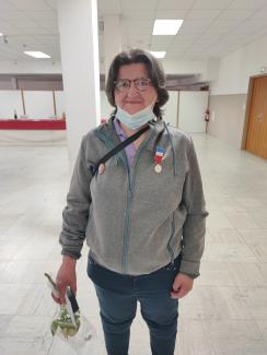 C'est une photo prise à l occasion de ma remise de médaille des 20 ans de travail à l institut calot à Berck