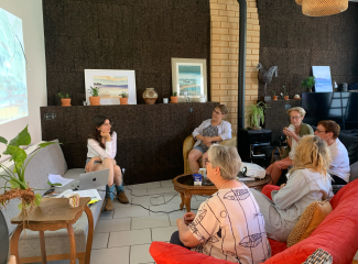 Séance de médiation-atelier à La Maison