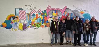 Fresque offerte au Resto du cœur de Boulogne sur mer 