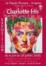 Affiche de l'Exposition de Charlotte His à Avignon